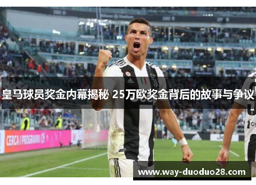 皇马球员奖金内幕揭秘 25万欧奖金背后的故事与争议